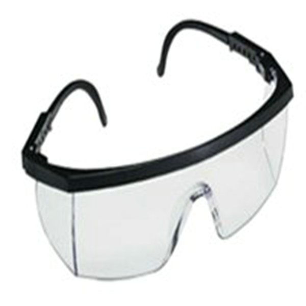 GLASSES, NASSAU, BLACK FRAME/CLEAR LENS - Clear Lens